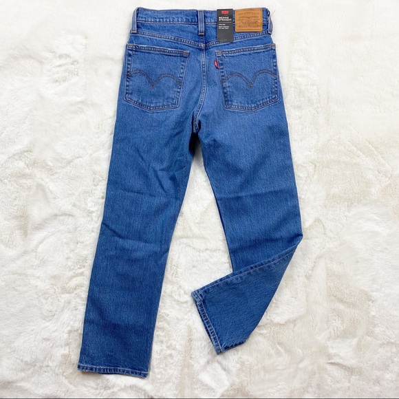 Levis Premium Wedgie Straight Fit Jeans Jive Tone - Picture 8 of 8